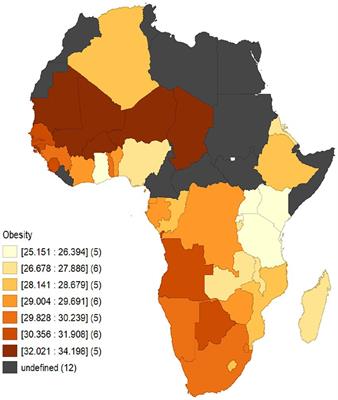 Does obesity Kuznets curve exist in developing economies? Evidence from 38 African countries based on heterogeneous panel data analysis on income-level classification